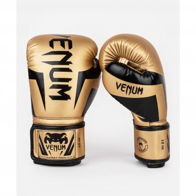 Boxing gloves Venum elite - Gold/Black 2