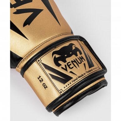 Boxing gloves Venum elite - Gold/Black 3