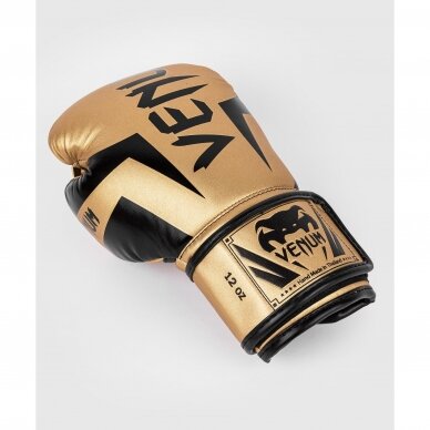 Boxing gloves Venum elite - Gold/Black 4