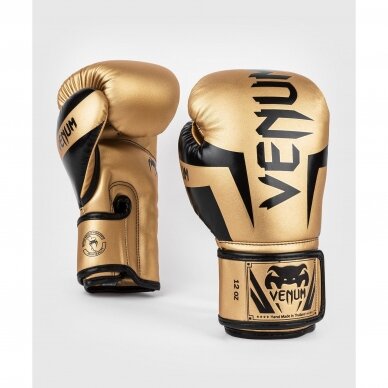 Boxing gloves Venum elite - Gold/Black 1