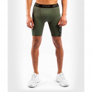 MMA Shorts Venum UFC Authentic Fight Week Performance - Khaki